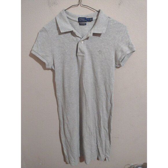 Polo Ralph Lauren Dresses & Skirts - Polo Ralph Lauren The Mesh Mini Short Sleeve Dress Women's Small S Gray
